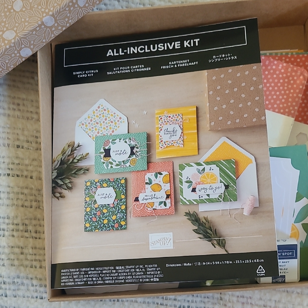 Stampin Up Card Kit